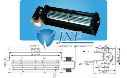 橫流散熱風扇JXF30x150 AC